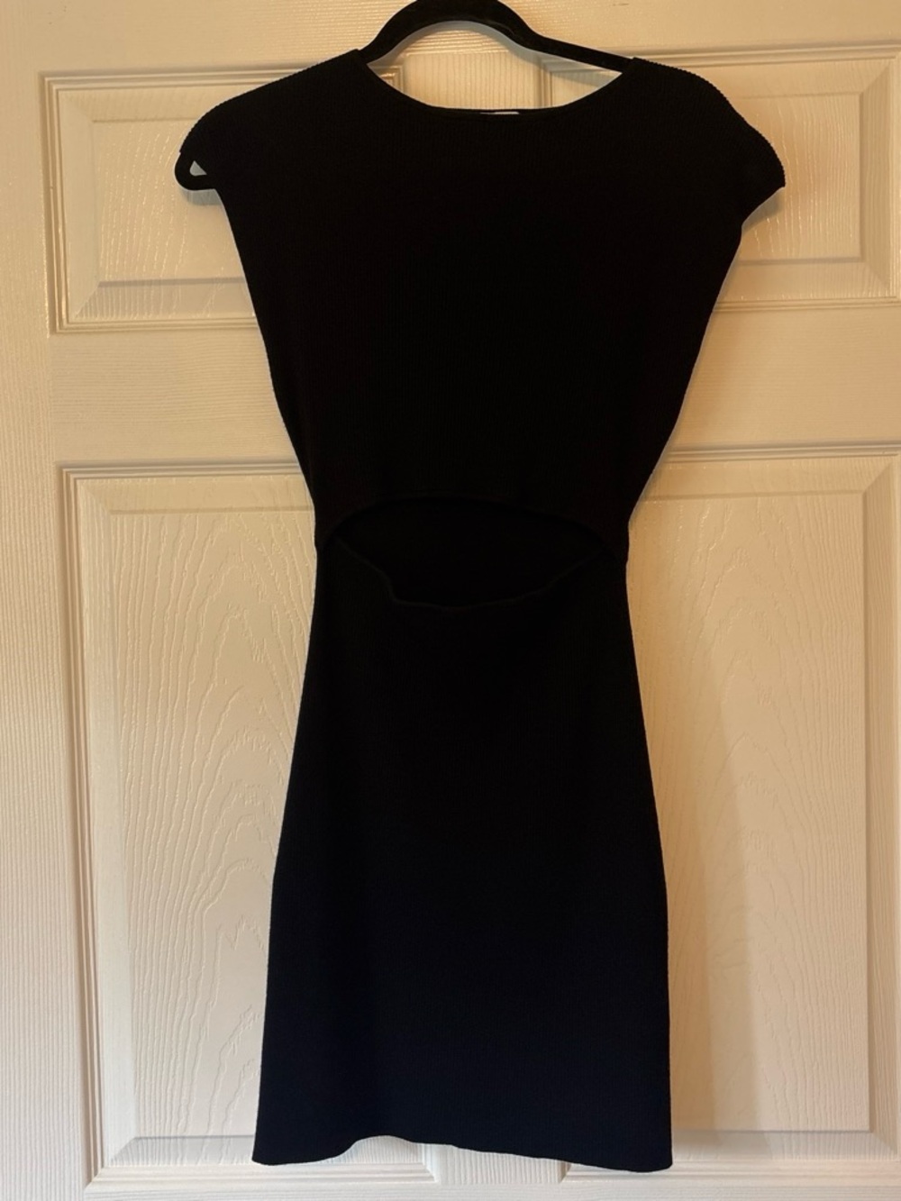 Wilfred Black Cutout Mini Dress